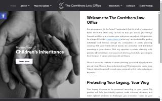The Carrithers Law Office website