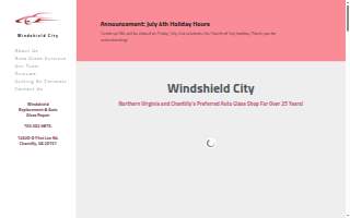 Windshield City of Herndon website