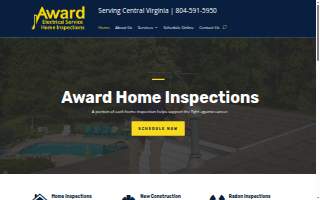 Award Home Inspections website