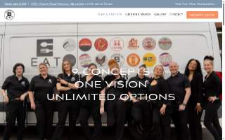 Catering by EAT website