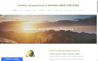Comfort Acupuncture website