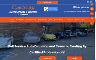 Concours Auto Detailing Ceramic Coating website
