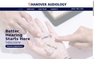 Hanover Audiology, PLLC of Highland Springs website