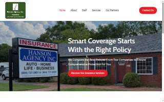 Hanson Agency INC website