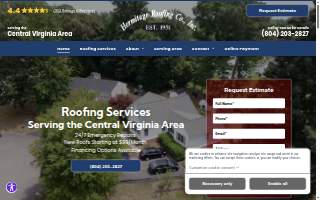 Hermitage Roofing Co., Inc. website