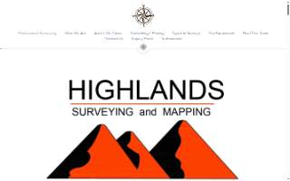 Highlands Surveying and Mapping website