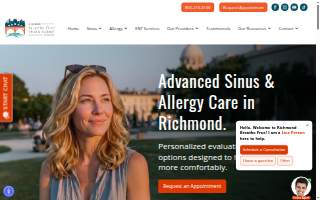 Richmond Breathe Free Sinus & Allergy Centers of Highland Springs website