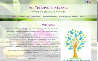 All Therapeutic Massage website