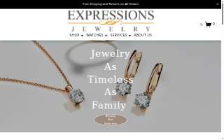 Expressions Jewelry website