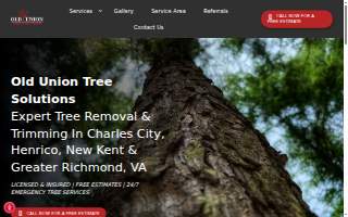 Old Union Tree Solutions website