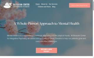 Blossom Center for Integrative Psychiatry website