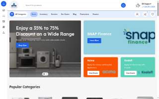 Capital Appliances website