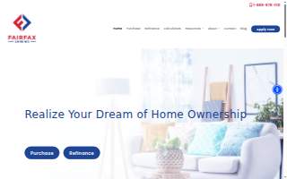 Fairfax Lending, Inc. website