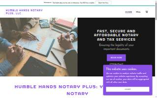 Humble Hands Notary Plus website