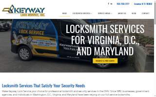 Keyway Lock Service of Hybla Valley website