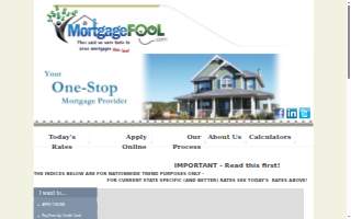 MortgageFool website