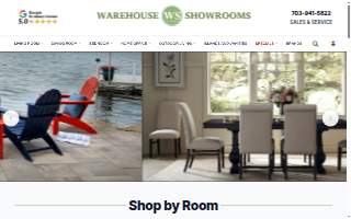 Warehouse Showrooms Furniture of Hybla Valley website
