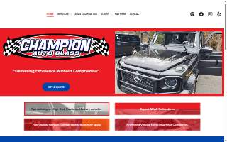 Champion Auto Glass, Inc website