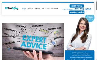 EZ Pro Taxes website