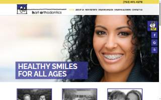 Hart Orthodontics website