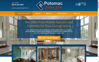Potomac Glass Pro of Lake Ridge website
