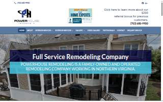 Powerhouse Remodeling website