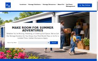 Self Storage Plus of Lake Ridge website