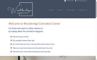 Woodbridge Cremation Center of Lake Ridge website