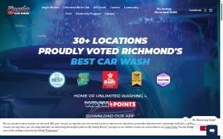 Flagstop Car Wash of Lakeside website