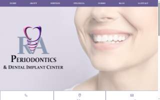 RVA Periodontics and Dental Implant Center website