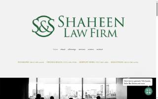 Shaheen Law Firm, P.C. of Lakeside website