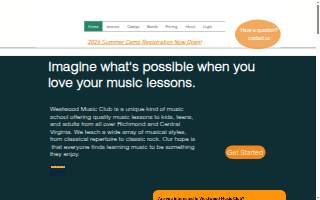 Westwood Music Club of Short Pump website