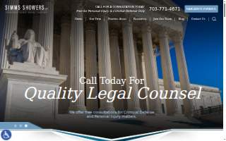 William Mann Attorney at Law, Simms Showers, LLP website