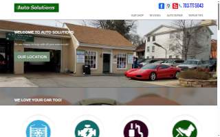 Auto Solutions website