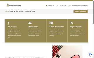 Capitol Mobile Notary website