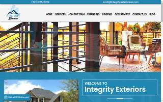 Integrity Exteriors website