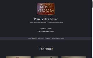 Pam Becker Music website