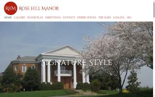 Rose Hill Manor website