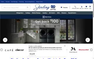 Sterling Appliance of Leesburg website