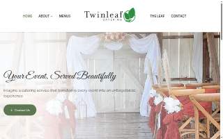 Twinleaf Catering website