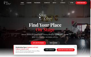 Stage Door Dance Studio of Linton Hall website