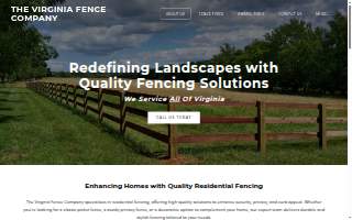 The Virginia Fence Company of Linton Hall website