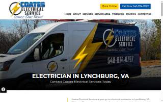 Coates Electrical Services website