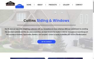 Collins Siding & Windows, Inc website