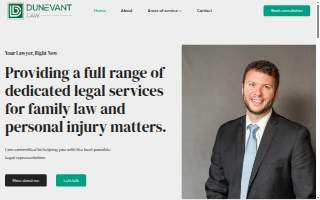 Dunevant Law, P.C. website
