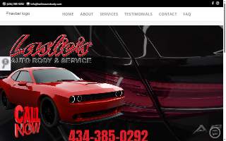 Laslie's Auto Body website