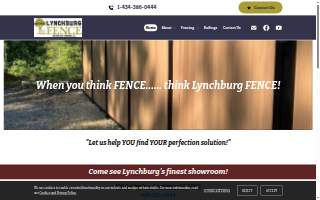 Lynchburg Fence & Railing Company LLC website