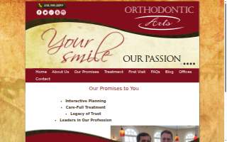 Orthodontic Arts website