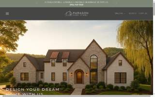 Paragon Home Plans website