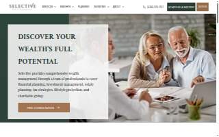 Selective Wealth Management website